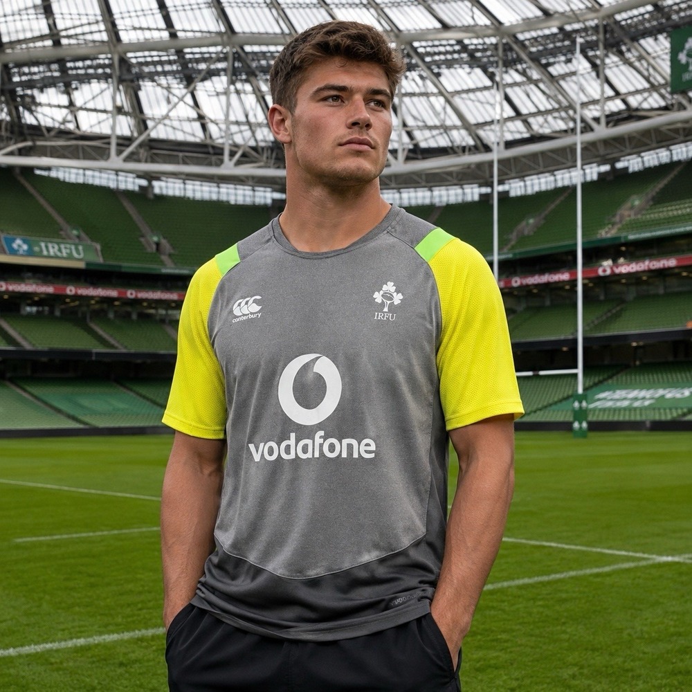 CANTERBURY Ireland Rugby IRFU  Training MENS Shirt  Jersey  Medium